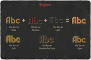 Old Barrel typeface, a Script Font by VozzyStock (Thumbnail 4 of 5)
