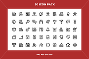 Workout app icons, an Outline Icon by Wencory (Thumbnail 1 of 2)