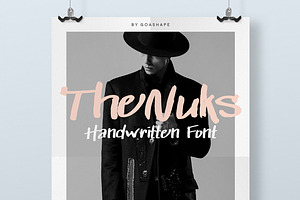 Nuks Handwritten Font Script Brush