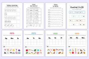 Pre-School & Kindergarten Worksheets