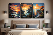 Landscape Painting Art 03. Wall Art., a Decorative Illustration by KENO Mascots (Thumbnail 5 of 7)