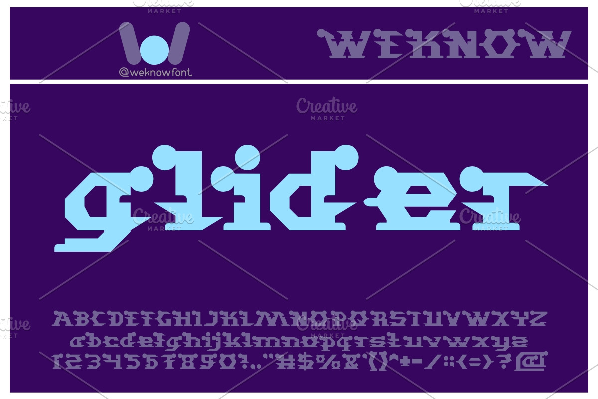 Stargazer font, a Font by weknow (Photo 4 of 5)