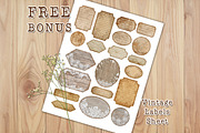 Distressed Dark Antique Script Paper, a Background Graphic by V Design Creator (Thumbnail 11 of 12)