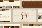 Furniture Figma Landing Page, a Landing Page Template by Supanium Studio (Thumbnail 3 of 5)