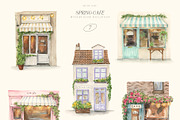 SPRING CAFE, a Seasonal Illustration by LiChu Art (Thumbnail 2 of 6)