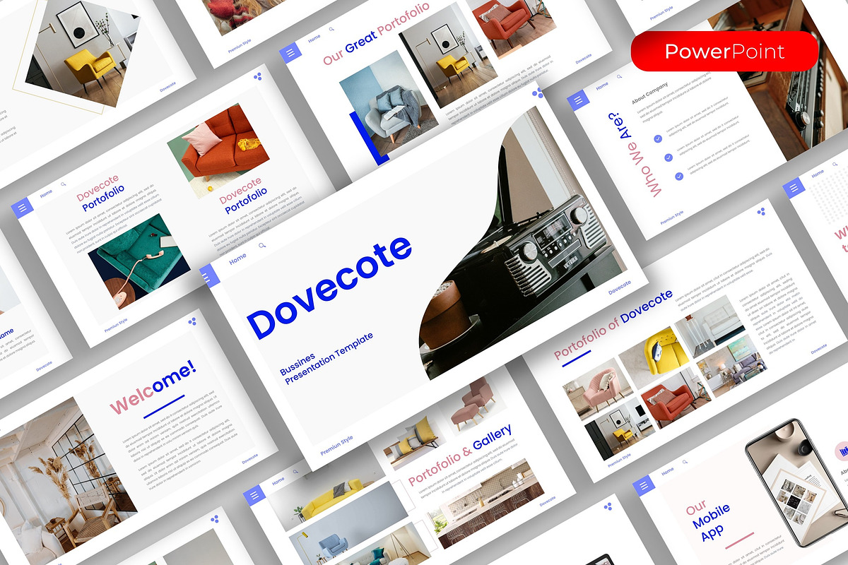 Dovecote – Business PowerPoint, a Presentation Template by kreatifreya (Photo 1 of 5)