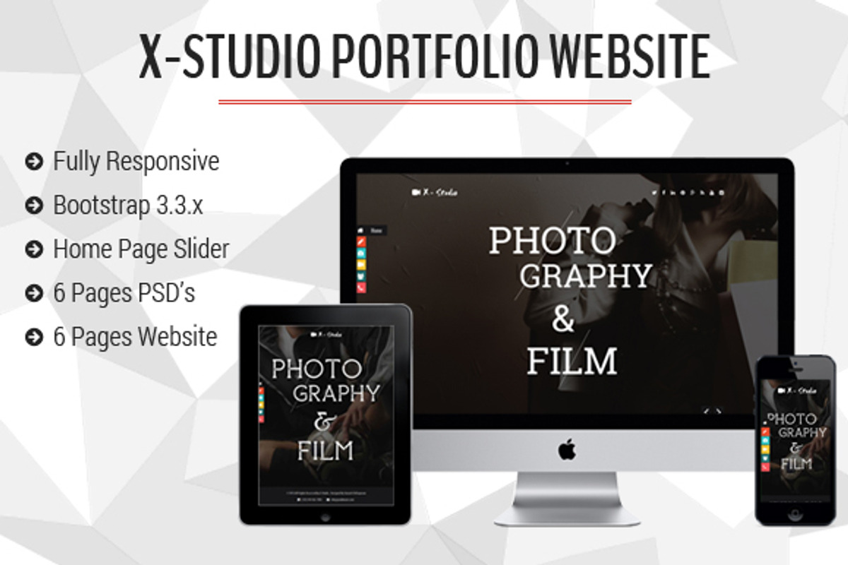 X-STUDIO Bootstrap Template, a Bootstrap Template by Sainath Chillapuram