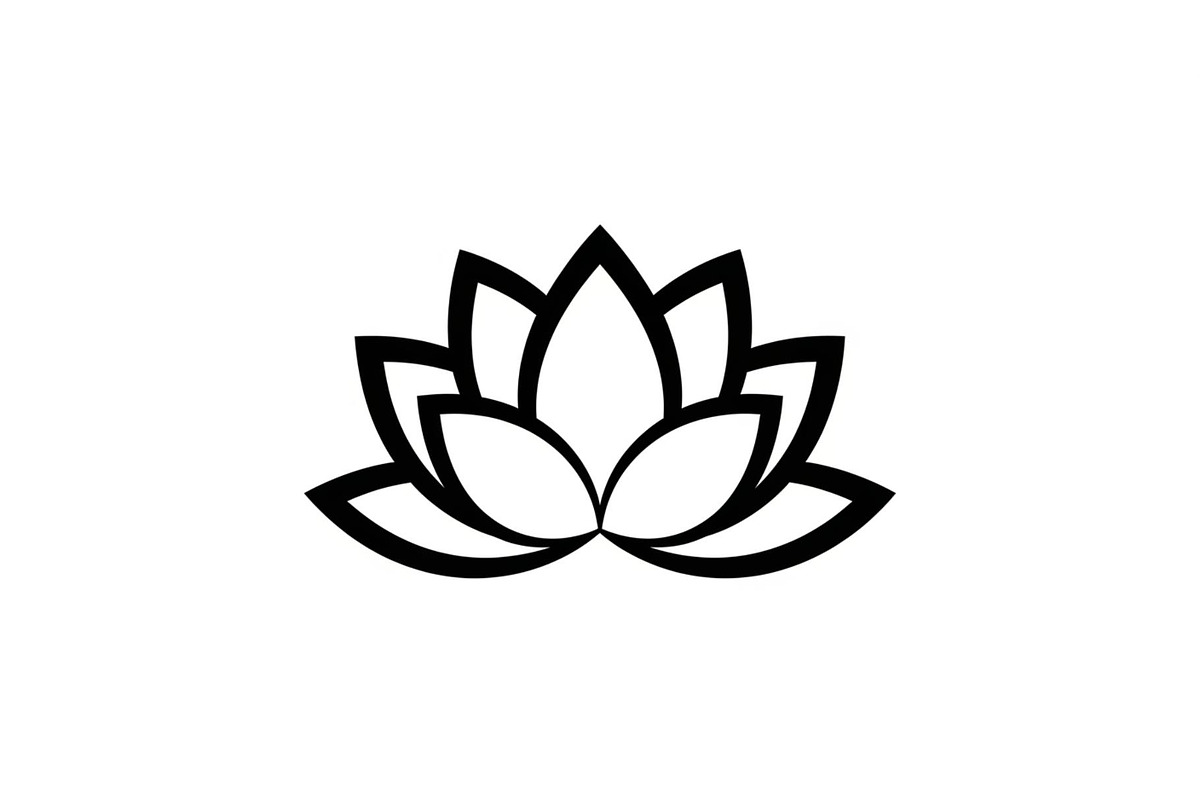 Lotus Flower Vector Icon Bundle, an Illustration by yasushie (Photo 27 of 51)
