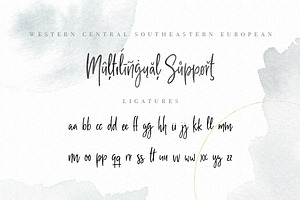 Milano Sky Handwritten Script Font