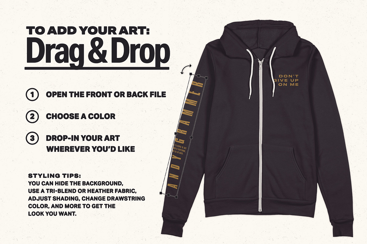 Mockup Your Merch Apparel Bundle, a Merchandise Mockup by Brent Galloway (Photo 3 of 7)