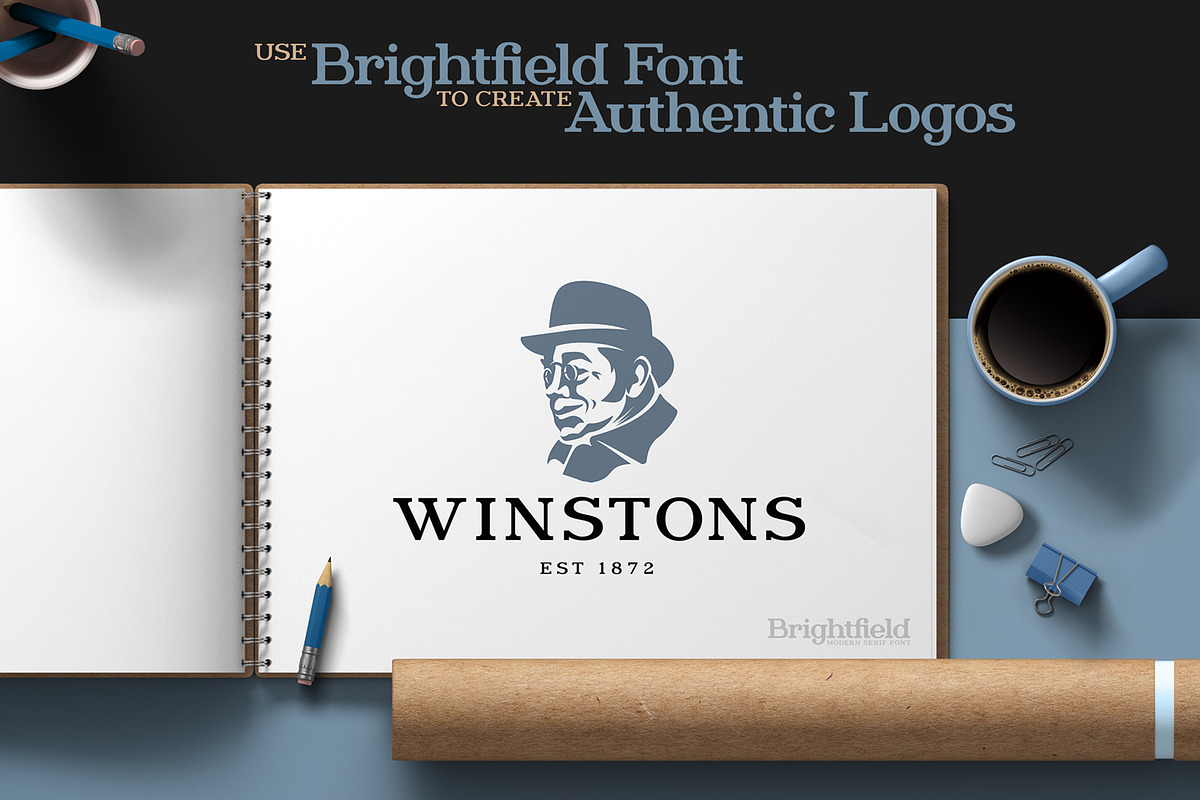 Brightfield Serif Font, a Serif Font by Cyritron (Photo 12 of 12)