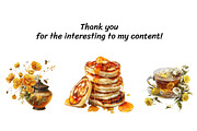 Honey pot & Honey Clipart, a Food Illustration by InkyQueenArt (Thumbnail 5 of 5)