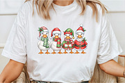 Christmas Chickens PNG Clipart, an Illustration by DreamCafeArt (Thumbnail 5 of 6)