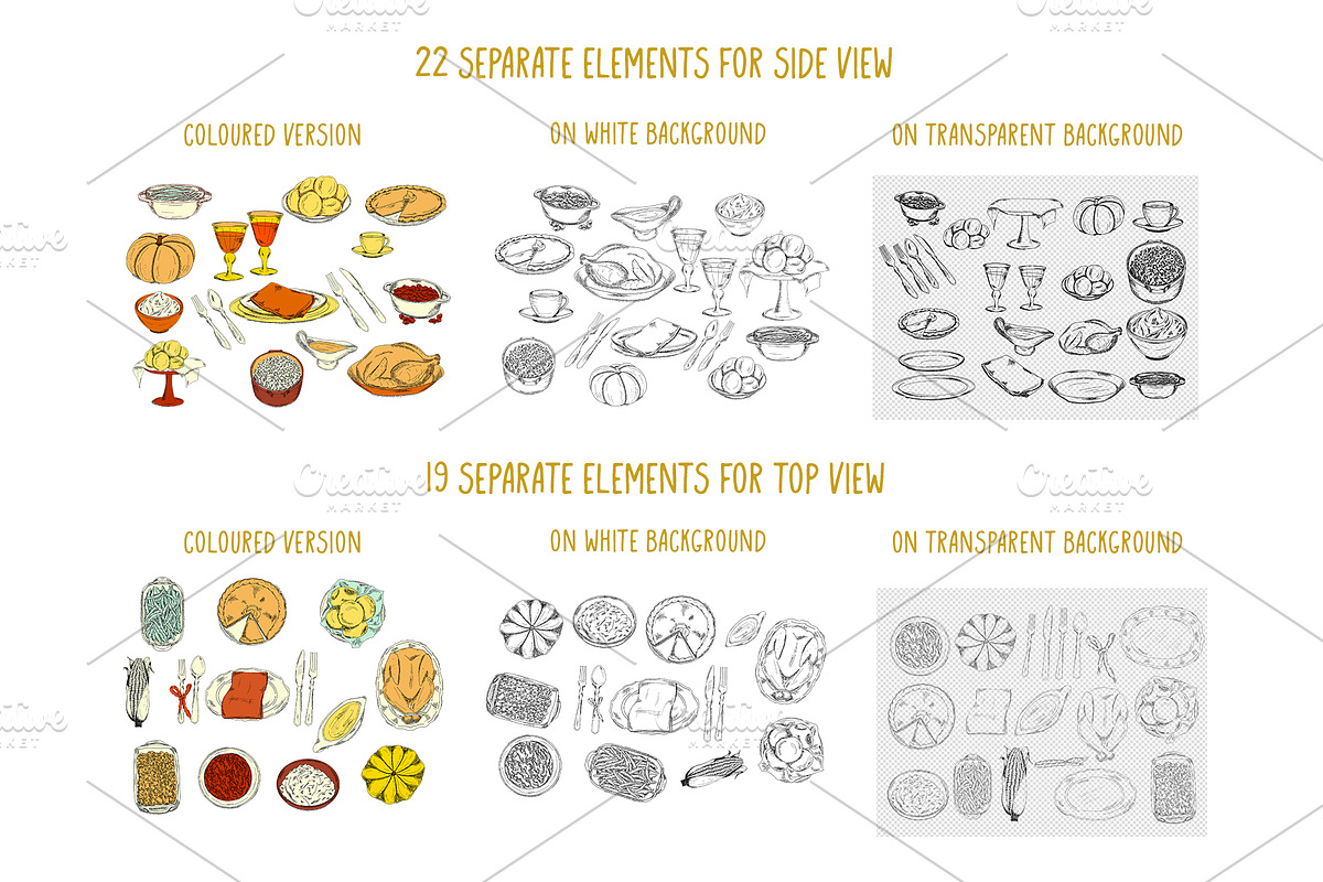 Thanksgiving Illustrations, a Decorative Illustration by Art pages (Photo 2 of 7)