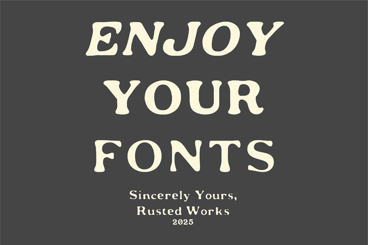 Marhaen - Vintage Slab Serif, a Slab Serif Font by Rusted Works (Photo 8 of 8)