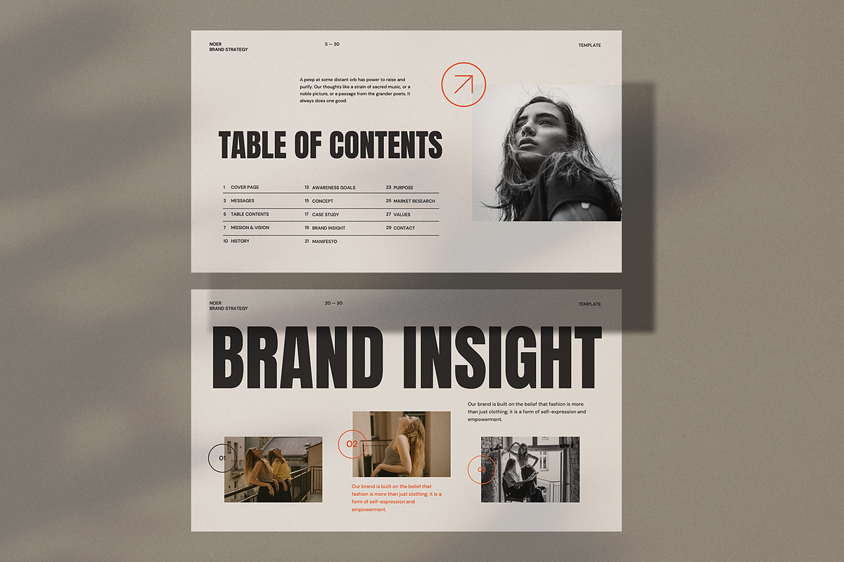 NOER Brand Strategy - Powerpoint, a Presentation Template by Surotype (Photo 4 of 10)