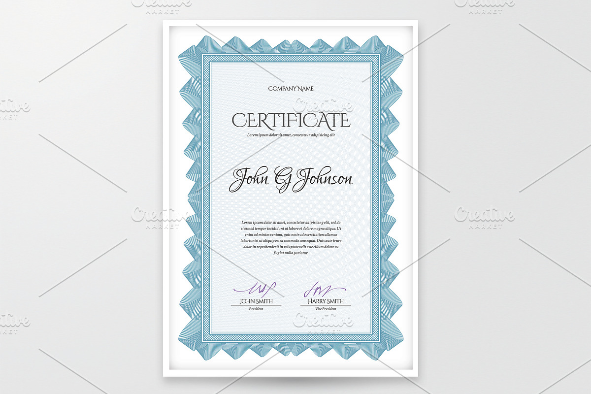 Multipurpose Template Certificate, a Stationery Template by Sunny (Photo 6 of 9)