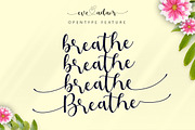 Eve Adam - Lovely Script Font, a Script Font by HIRO.std (Thumbnail 5 of 10)