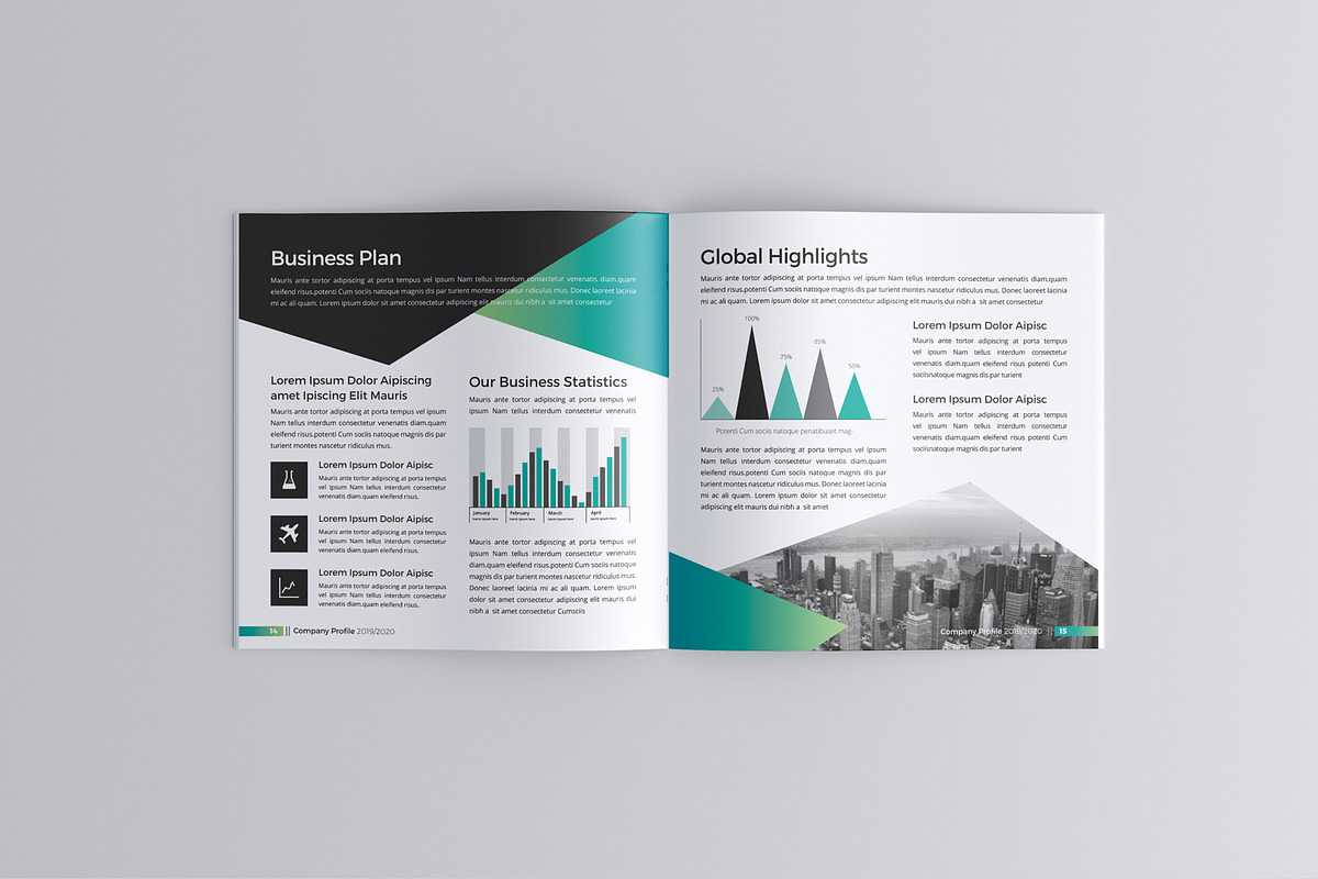 Square Brochure Design 01, a Brochure Template by JanySultana (Photo 8 of 14)