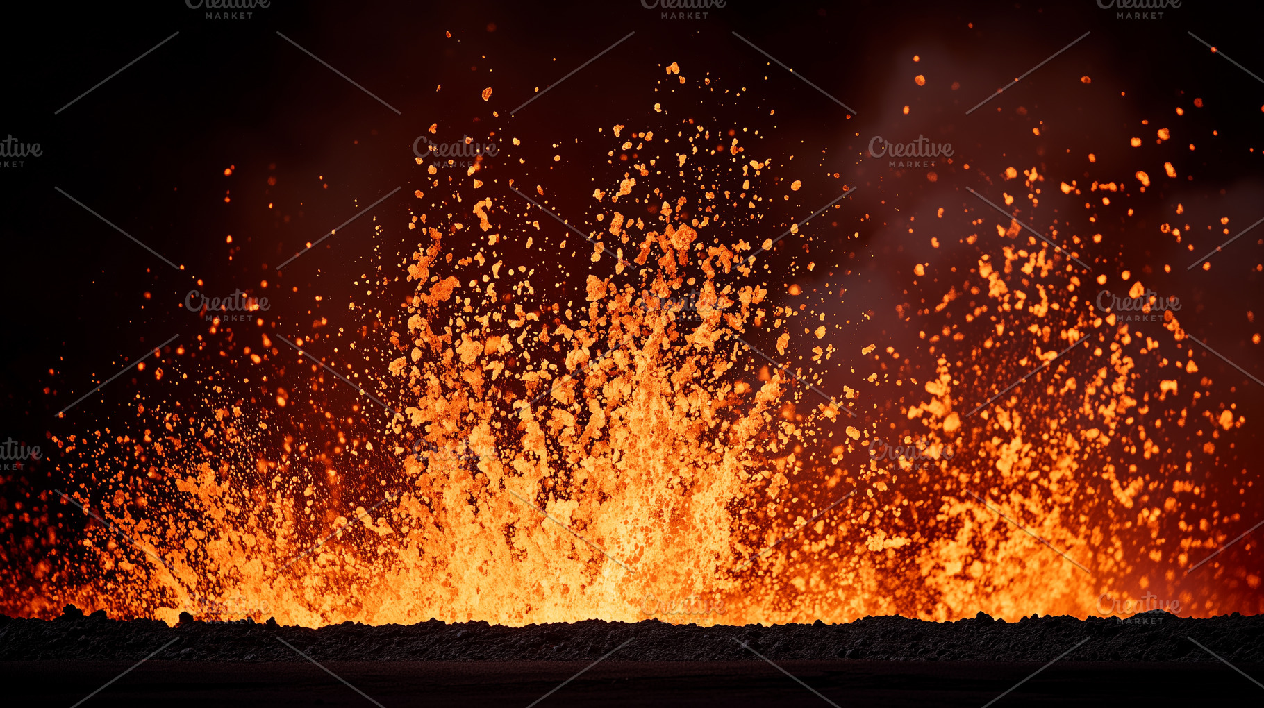 Explosive volcanic eruption, a Nature Photo by MistyDay