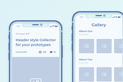 Collector iOS Wireframe UI Kit, a Wireframe Template by Creatoly (Thumbnail 4 of 18)