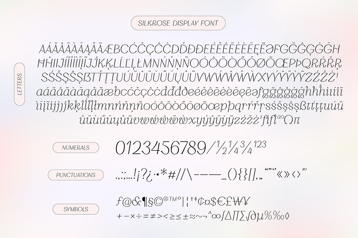 Silkrose - Delicate Display Font, a Sans Serif Font by Artflorara (Photo 13 of 14)