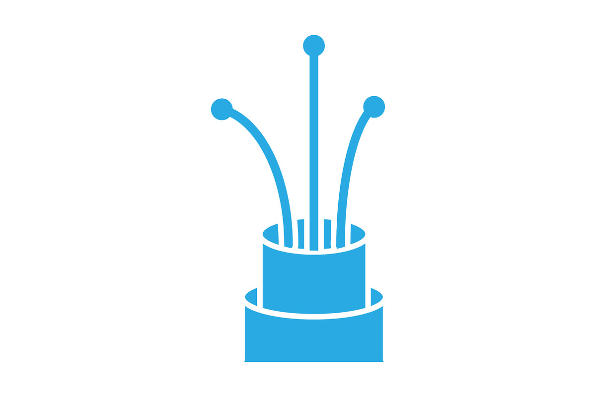 Cable icon template, a Solid Icon by Sumberpangan (Photo 2 of 3)