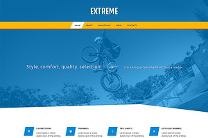 Extreme Responsive One Page Theme