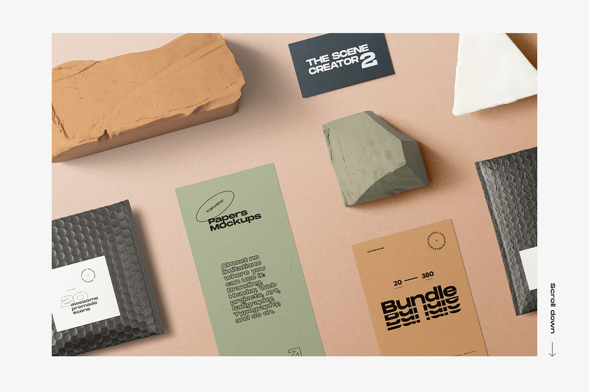 50%OFF The Scene Creator 2-top view, a Packaging Mockup by Creatoom (Photo 14 of 40)