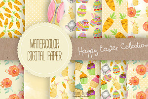 Easter digital paper