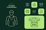 Sportswear Icon Art Set, an Outline Icon by Prosymbols (Thumbnail 5 of 8)