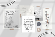 Franklin Notes Handwritten Font, a Script Font by Letteralle Studios (Thumbnail 4 of 9)
