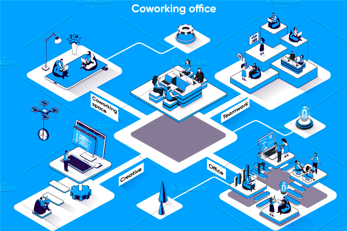 Isometric 3D Vector Illustrations, a Templates & Theme by alexdndz (Photo 8 of 32)