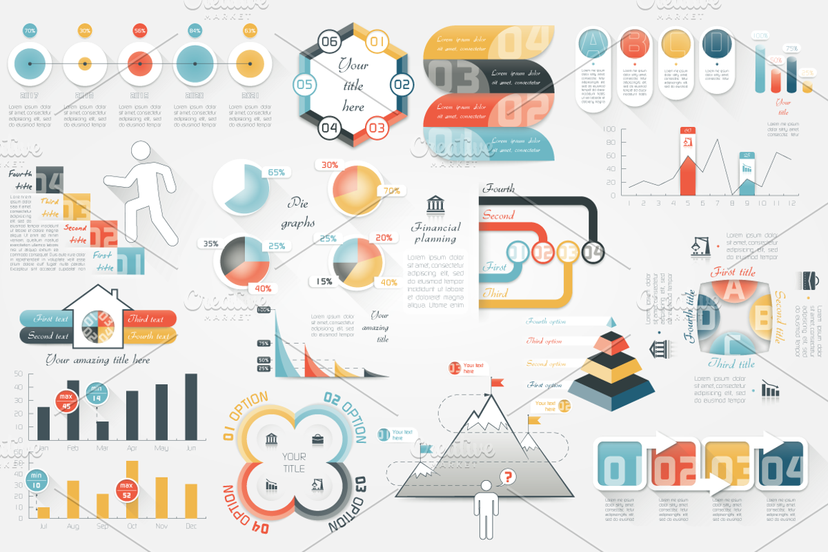 52% OFF Infographic Bundle, a Presentation Template by Infographic Paradise (Photo 4 of 7)