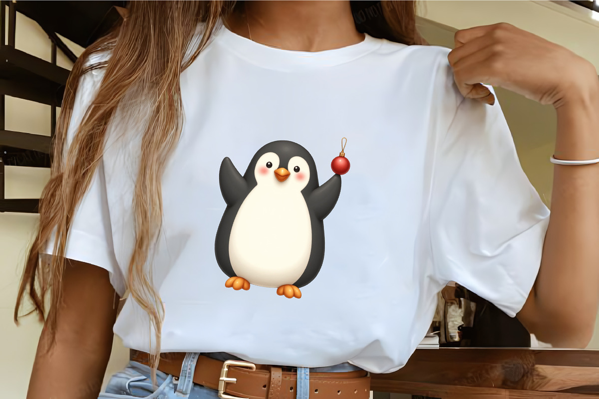 Cute Penguin Sublimation Clipart, an Illustration by CrexoraLab (Photo 5 of 5)