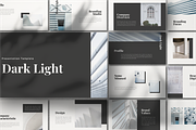 Dark Light Powerpoint Template, a Presentation Template by Inkofert (Thumbnail 1 of 11)