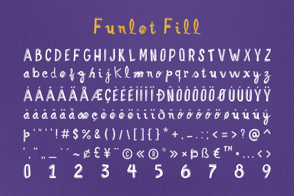 Funlet Typeface preview 4