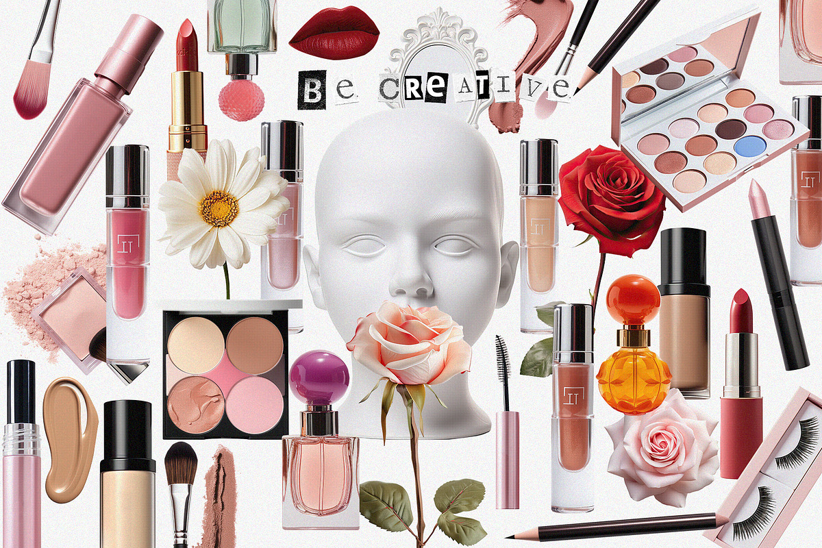 Make Up Fashion Collage Kit, an Object Graphic by Kaleriia (Photo 2 of 8)