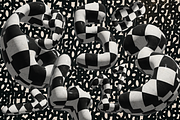 Bubble font, 3D Checker letters PNG, a Handwritten Font by Kasia Sokolovska (Thumbnail 6 of 9)