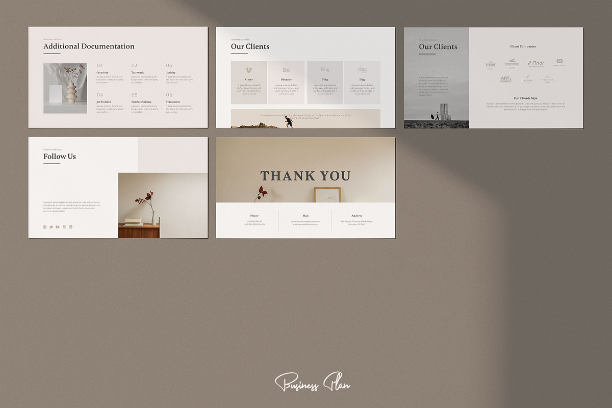 Business Plan Powerpoint Template, a Presentation Template by SlideCo (Photo 17 of 17)