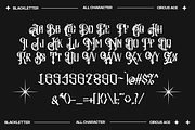 Circus Ace - Elegant Blackletter, a Blackletter Font by Pandeka Studio (Thumbnail 11 of 12)