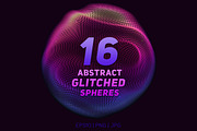 16 Abstract Glitched Spheres, an Object Graphic by GarryKillian (Thumbnail 1 of 17)