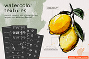 Ink & Watercolor Procreate Brushes, a Brush Add-On by Wooly Pronto (Thumbnail 5 of 9)