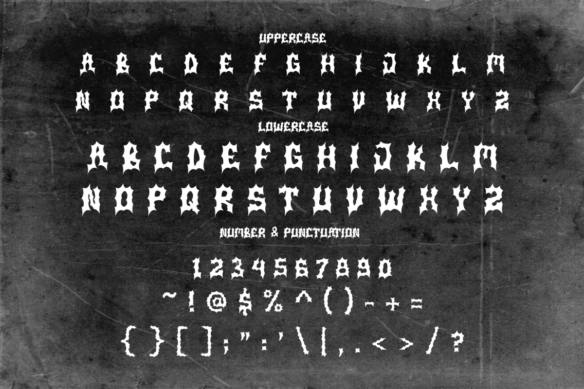 Black Sanctum - Black Letter Font, a Blackletter Font by PutraCetol Studio (Photo 5 of 5)