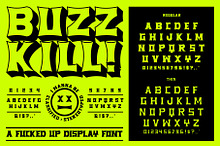 Buzzkill Display Font