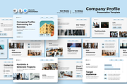 Company Profile - Keynote Template, a Presentation Template by Iqsiart Studio (Thumbnail 1 of 3)