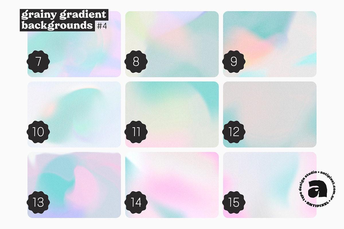 Grainy Gradient Backgrounds #4, a Texture Graphic by Antipixel Type Studio (Photo 12 of 12)