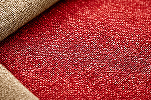 Textured red and beige fabrics., a Background Photo by MistyDay