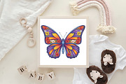 Hand-Drawn Floral Butterfly PNG Bund, an Illustration by CraftArtStudio (Thumbnail 6 of 6)