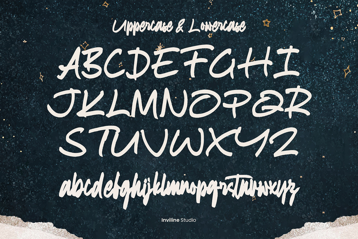 Resonan Bastega - Bold Brush Script, a Script Font by Inviline.co (Photo 3 of 10)